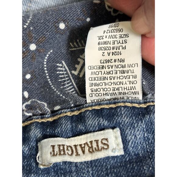 True Craft Jeans Mens 30x32 Pants Straight Relaxed Denim - Picture 6 of 6